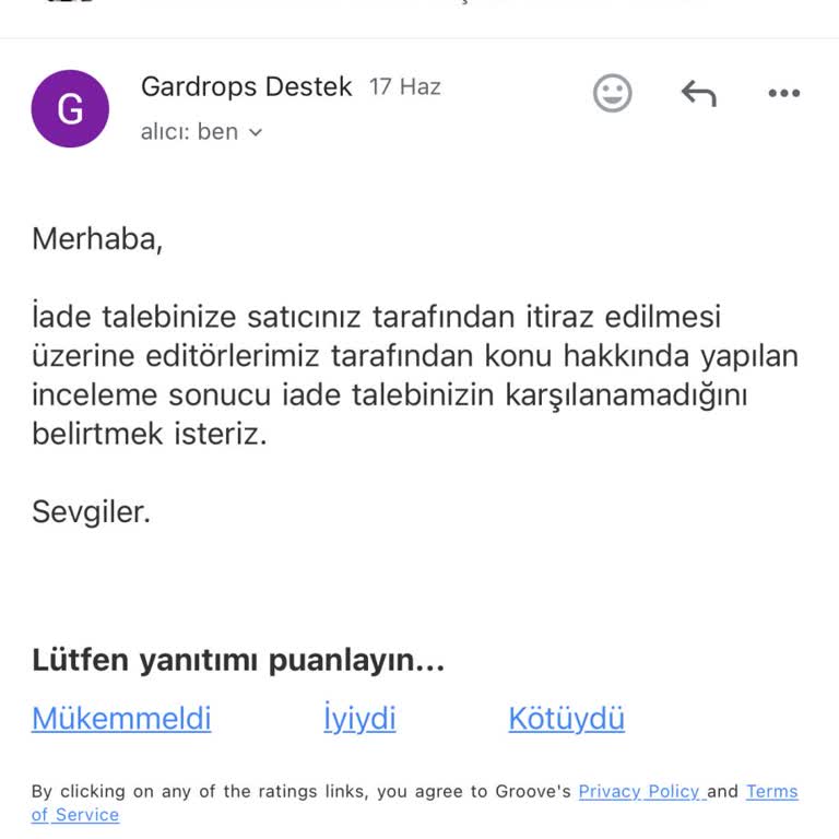 Gardrops Bozuk Ürün İadesini Reddetti Mağduriyetimi Çözmüyor