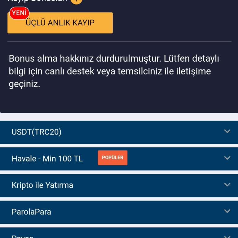 BetKanyon Yüksek Yatırım Yaptığım Sitede Bonus Engeliyle Karşılaştım