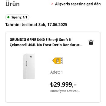 Derin Dondurucu Teslimatı Adres Sorunuyla Gerçekleşmedi