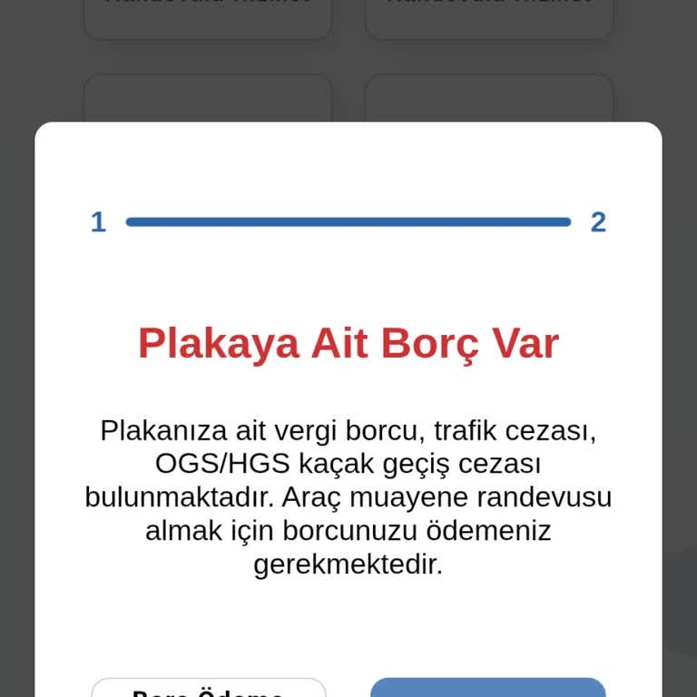 Trafik Cezası Nedeniyle Araç Muayenesi Randevusu Engelleniyor