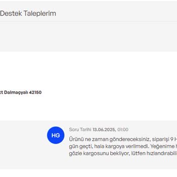 Hediye Siparişim Gönderilmedi, İletişim Ve İade Sürecinde Sorun Yaşadım