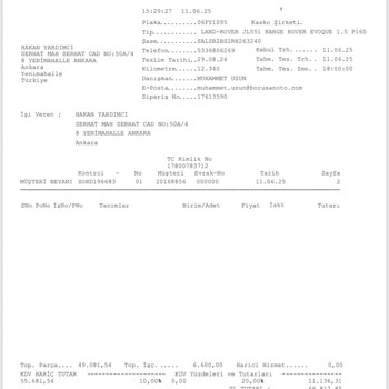 Land Rover Evoque 12.000 Km'de Fren Disk Ve Balata Sorunu Kullanıcı Hatası Olarak Değerlendirildi