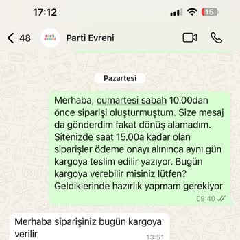 Acil Siparişim Zamanında Kargolanmadı, Mağdur Edildim