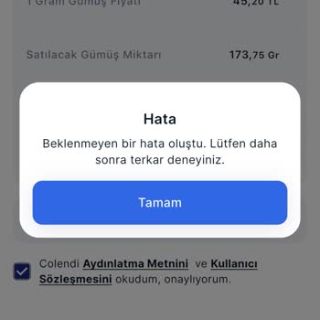 Gümüş Bakiyem Satılamıyor, Paramı Kullanamıyorum!