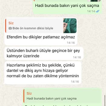 Aldığım Elbise Farklı Ve İade Kabul Edilmiyor