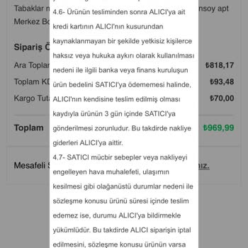 İade Ve İletişim Sorunu Nedeniyle Mağduriyet Yaşadım