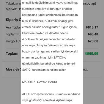İade Ve İletişim Sorunu Nedeniyle Mağduriyet Yaşadım