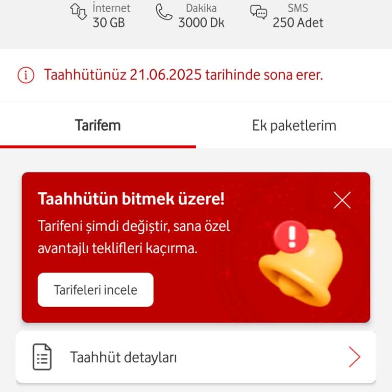 Vodafone'da Tarife Yenilemede Yüksek Fiyat Ve Yetersiz Destek