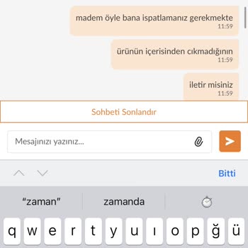 İade Edilmeyen Ürün Ücreti Ve Yetersiz Müşteri Hizmeti