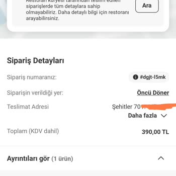 Siparişimde Tekrarlayan Hijyen Sorunu: Dönerde Kıl Çıkması