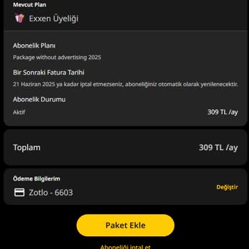 Exxen Üyeliğimi İptal Edemiyorum Hata Veriyor Çözüm Bulamıyorum