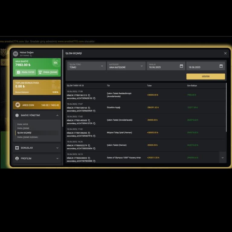 Kazançların Silinmesi Ve Çekim Kısıtlaması Sorunu