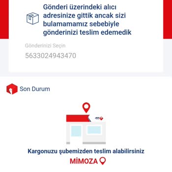 Kargom Teslim Edilmedi, Yanıltıcı Bilgi Verildi