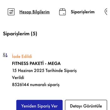 Protein Ocean Fitness Paketi Hasarlı Geldi Ücret İadesi Yapılmıyor