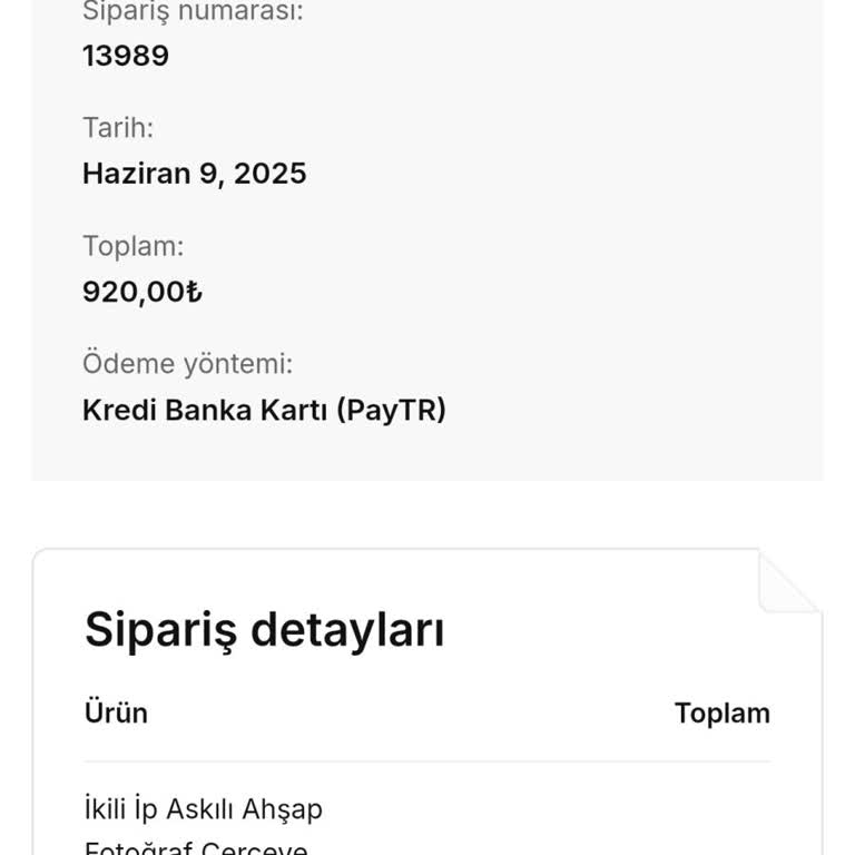 Siparişimin Gecikmesi Ve İletişimsizlik Nedeniyle Yaşanan Mağduriyet