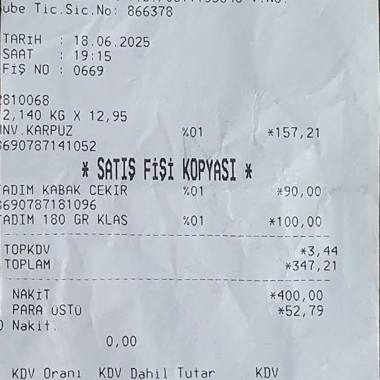 Kasiyerin Fiş Vermemekteki Israrı Ve Sorumsuz Tavrı