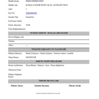 Karaca Hatır Kahve Makinesi Sürekli Arıza Yapıyor, Çözüm Bekliyorum