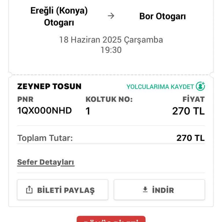 Satılmayan Sefer İçin Bilet Ve Umursamaz Tavırlar