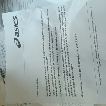 5500 TL'lik Asics Ayakkabı 6 Ayda Yırtıldı, İade Reddedildi Mağdur Oldum