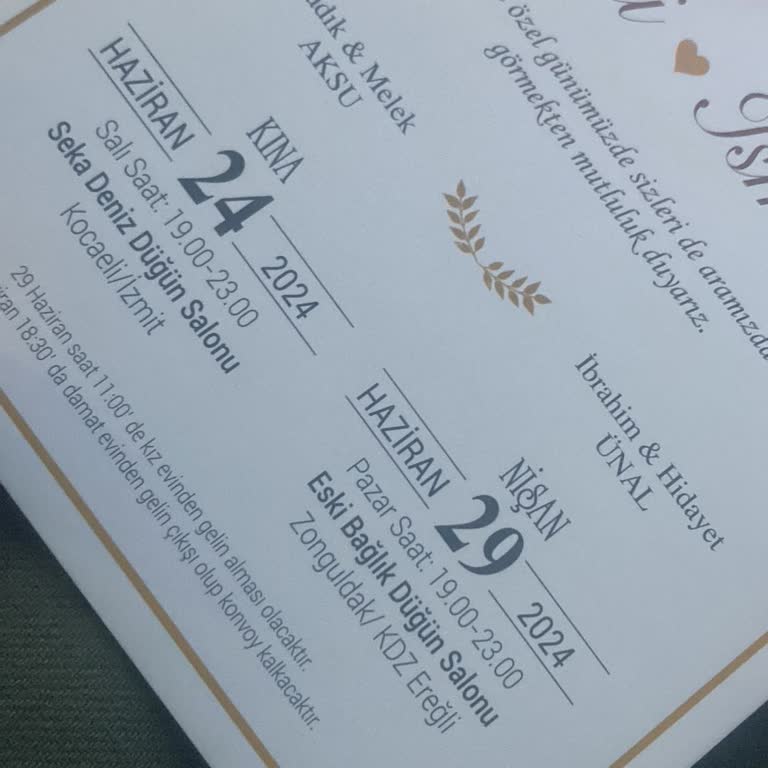 Davetiye Siparişimde Yanlış Bilgi Ve Gecikme Sorunu