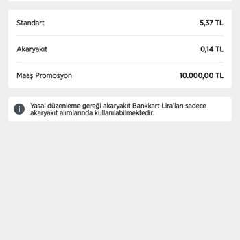 Promosyon Ödemesi Bankkart Lira Olarak Yüklendi Ama Kredi Kartım Olmadığı İçin Kullanamıyorum