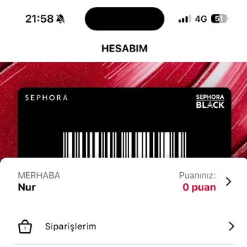 Sephora Black Kart Geçişinde Puanlarım Sıfırlandı, Mağdur Edildim