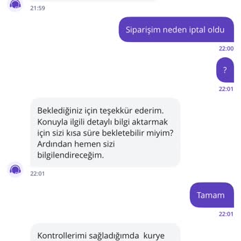 Kurye Teslimat Sorunu Ve Ücret İadesi Mağduriyeti Yaşadım