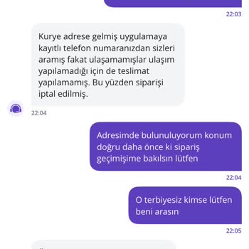 Kurye Teslimat Sorunu Ve Ücret İadesi Mağduriyeti Yaşadım