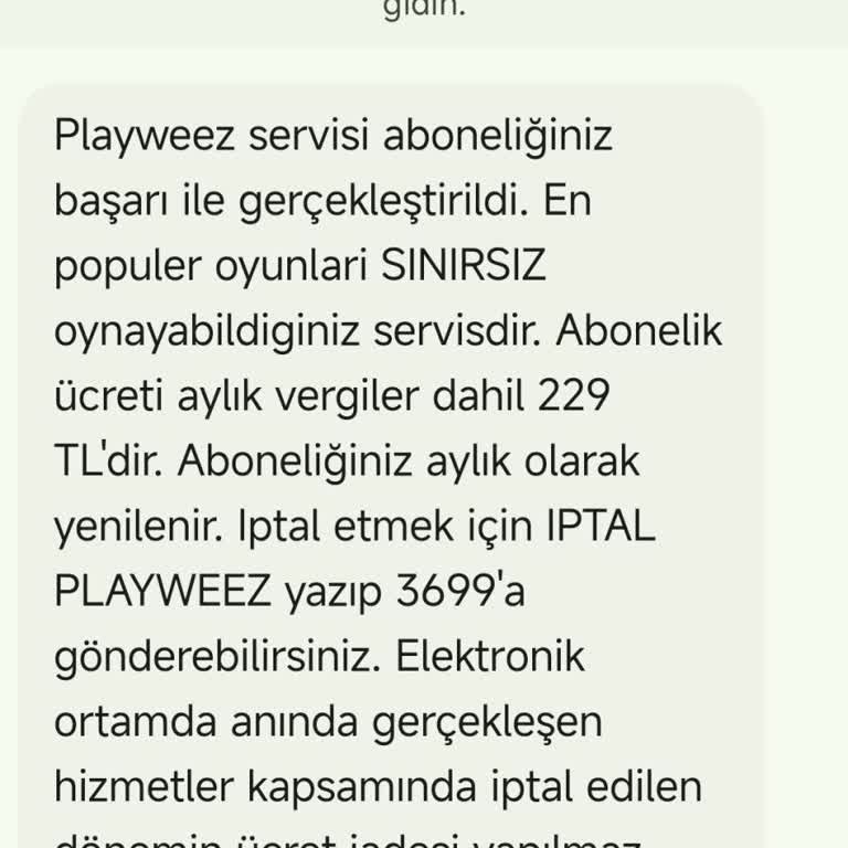 Bilgim Dışında Playweez Üyeliği ve Haksız Kesinti Endişesi