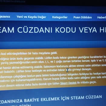 Steam Cüzdan Kodu Sorunu Ve Fups Kaynaklı Problemler