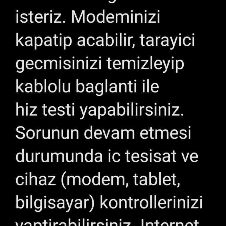 Yüksek Hıza Rağmen Sürekli Bağlantı Gecikmeleri Ve Destek Eksikliği
