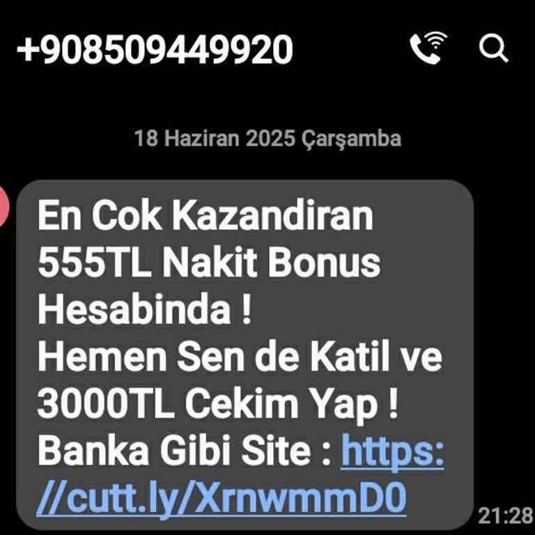 Cutt.ly Sürekli Mesaj Gönderiyor