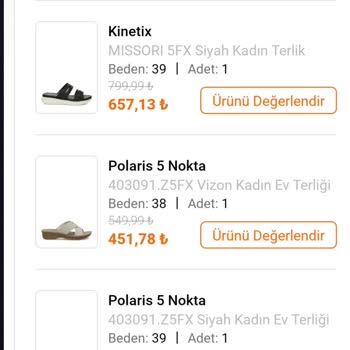 Eksik Gönderilen Terlikler Ve İlgisiz Müşteri Hizmeti