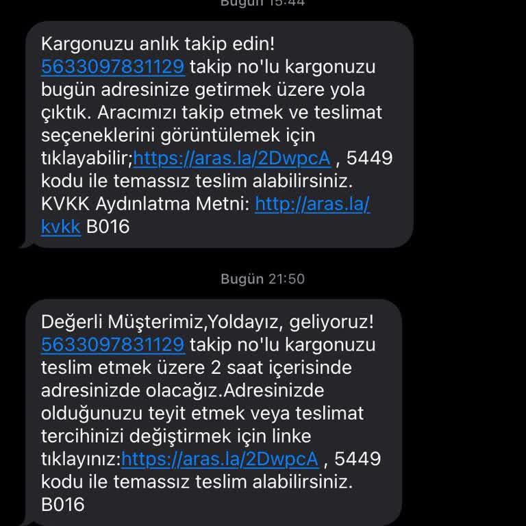 Saatlerce Bekletilen Kargo Ve Yanıltıcı Teslimat Mesajları
