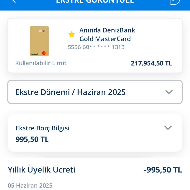 Haksız Kart Aidatı İadesi İçin Acil Çözüm Bekliyorum