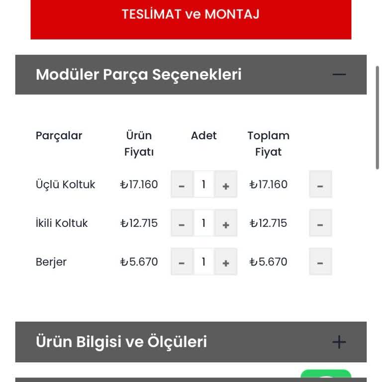 Modalife Mobilya İkili Koltuk Değişimi Reddedildi Stokta Olmasına Rağmen Çözüm Sunulmadı
