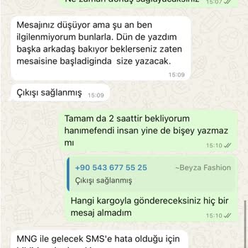 Siparişime Cevap Alamadım Paramı Da İade Etmiyorlar