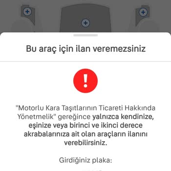 Sahibinden Hesabı Üzerinden Araç İlanı Yükleyememe Sorunu