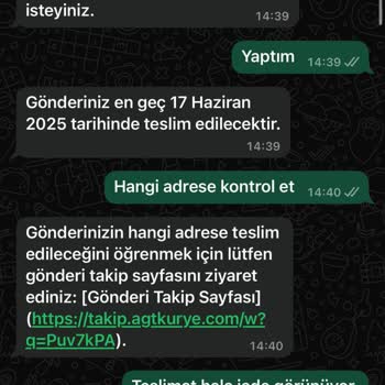 AGT Kurye İle Teslim Edilmeyen Kart Ve İletişim Sorunları