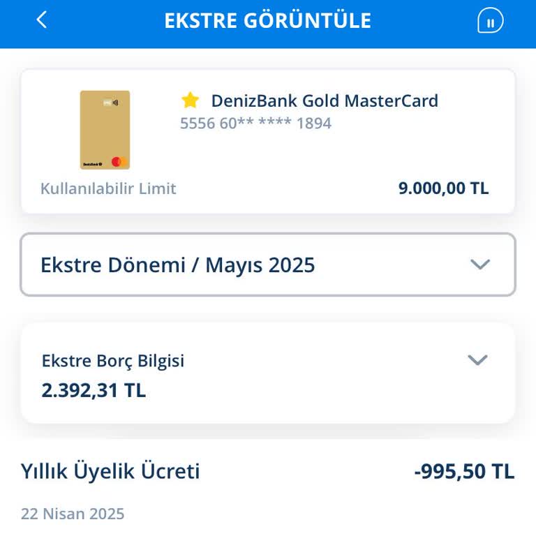 Denizbank Kredi Kartı Yıllık Üyelik Ücretinin İadesi Talebi Ve Yasal Hakların Vurgulanması