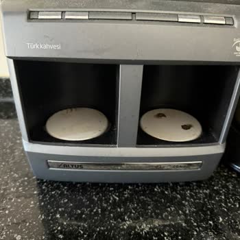 Altus Türk Kahve Makinesinde Cezve Altları Yanıyor, Kahve Orantısız Pişiyor