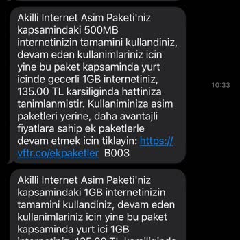 İzinsiz Ek Paket Tanımlanması Ve Hızlı İnternet Tüketimi Sorunu