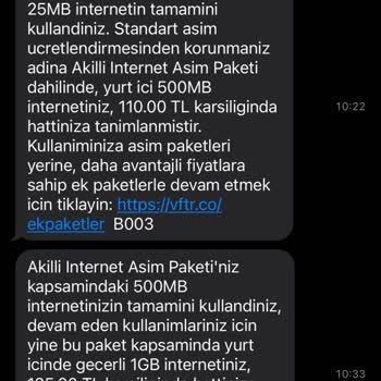 İzinsiz Ek Paket Tanımlanması Ve Hızlı İnternet Tüketimi Sorunu
