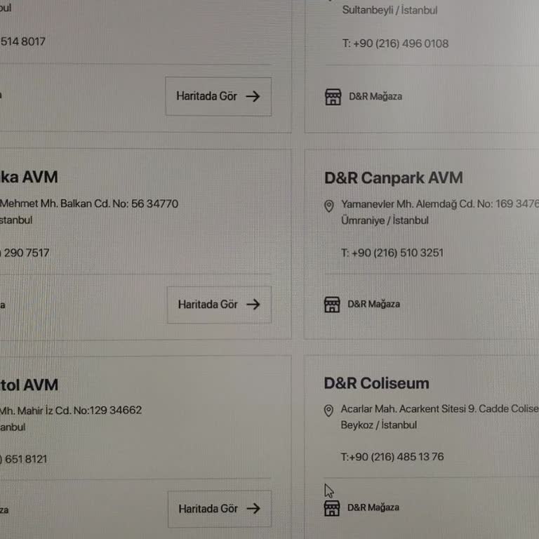 Mağaza İletişim Numaralarına Ulaşılamıyor, Müşteri Hizmetleri Yetersiz