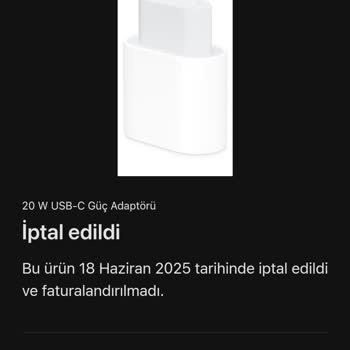 Siparişim Haber Verilmeden İptal Edildi, Bilgilendirme Yapılmadı