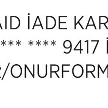 İade Ücretinden Yapılan Kesintiyle Mağdur Edildim