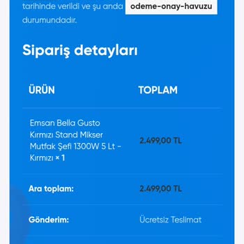 Sipariş Sonrası Ürün Ve İletişim Sorunu Yaşadım