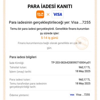 Kredi Kartı İade İşleminin Gecikmesi Nedeniyle Mağduriyet