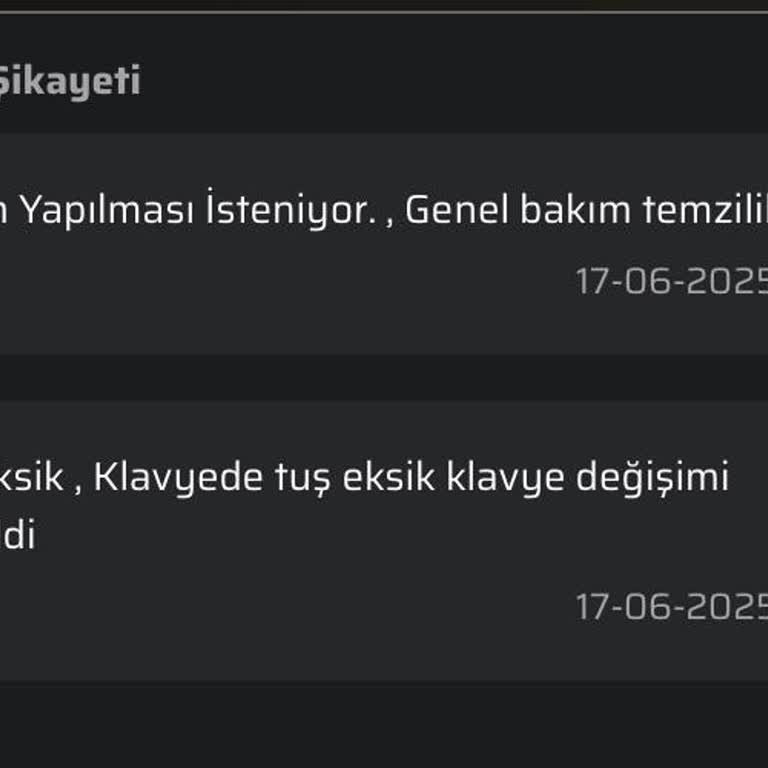 Monster Notebook Klavye Sorunu: 18 Ayda Stokta Olmayan Tuşlar Ve Garanti Sonrası Ücret Talebi