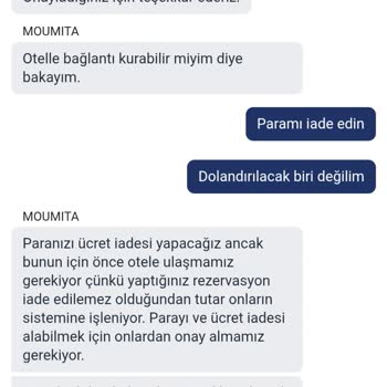 Kapalı Otel İçin Ödeme Yaptım Param İade Edilmiyor